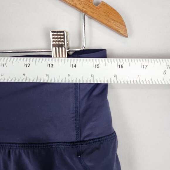 Lululemon Speed Up Shorts Women's 8 Dark Blue Running Athletic Lined Pocket - Picture 3 of 5